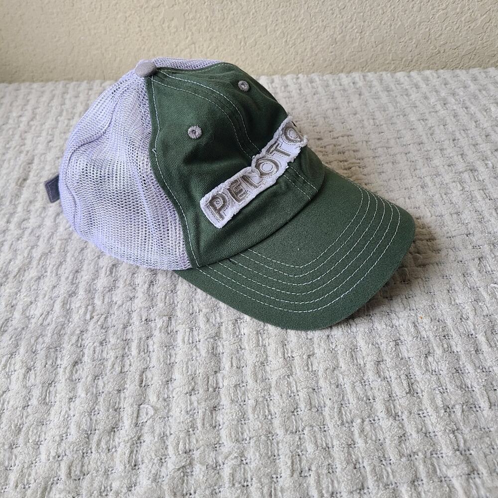 Peloton Distressed Green Trucker Hat One Size Fits Most
